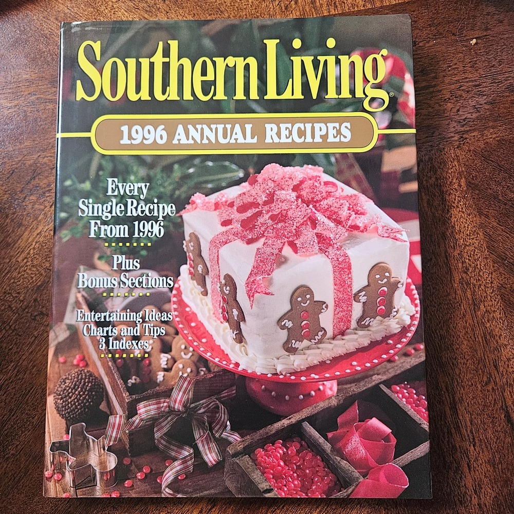Southern Living 1996 Annual Recipes Hardcover Cookbook Oxmoor House Vintage